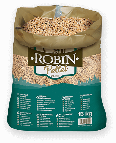 worek pelletu opałowego Robin do kupienia w Czyżewie lub sklepie internetowym